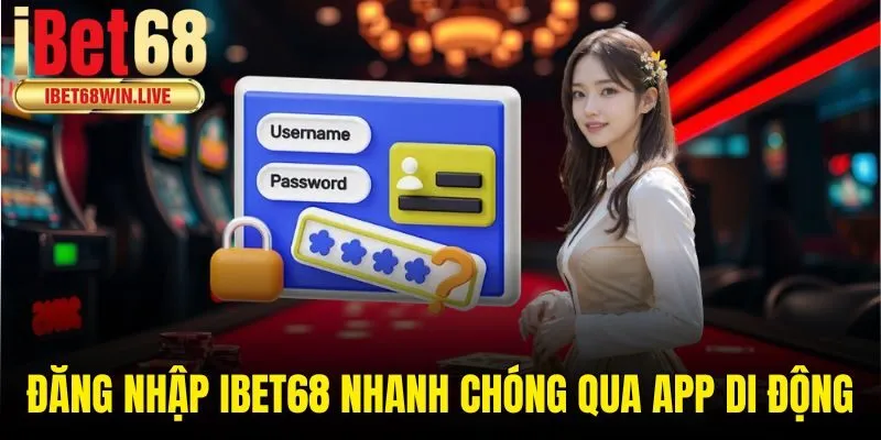 Đăng nhập ibet68 nhanh chóng qua app di động