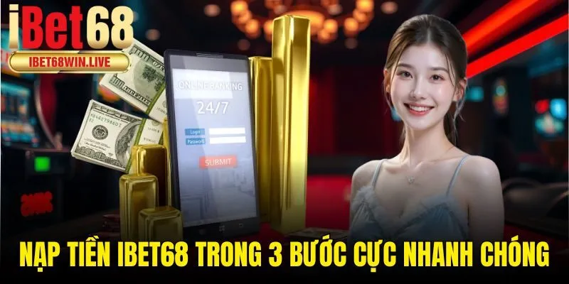 Nạp tiền ibet68 trong 3 bước cực nhanh chóng