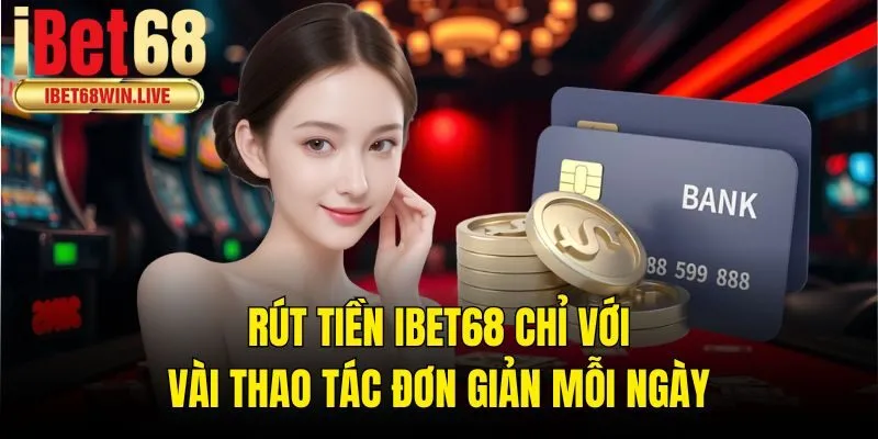 Rút tiền ibet68 chỉ với vài thao tác đơn giản mỗi ngày