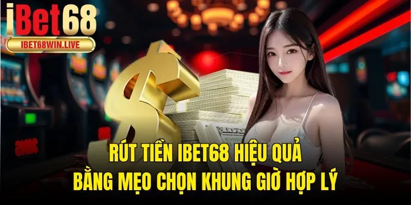 Rút tiền ibet68 hiệu quả bằng mẹo chọn khung giờ hợp lý